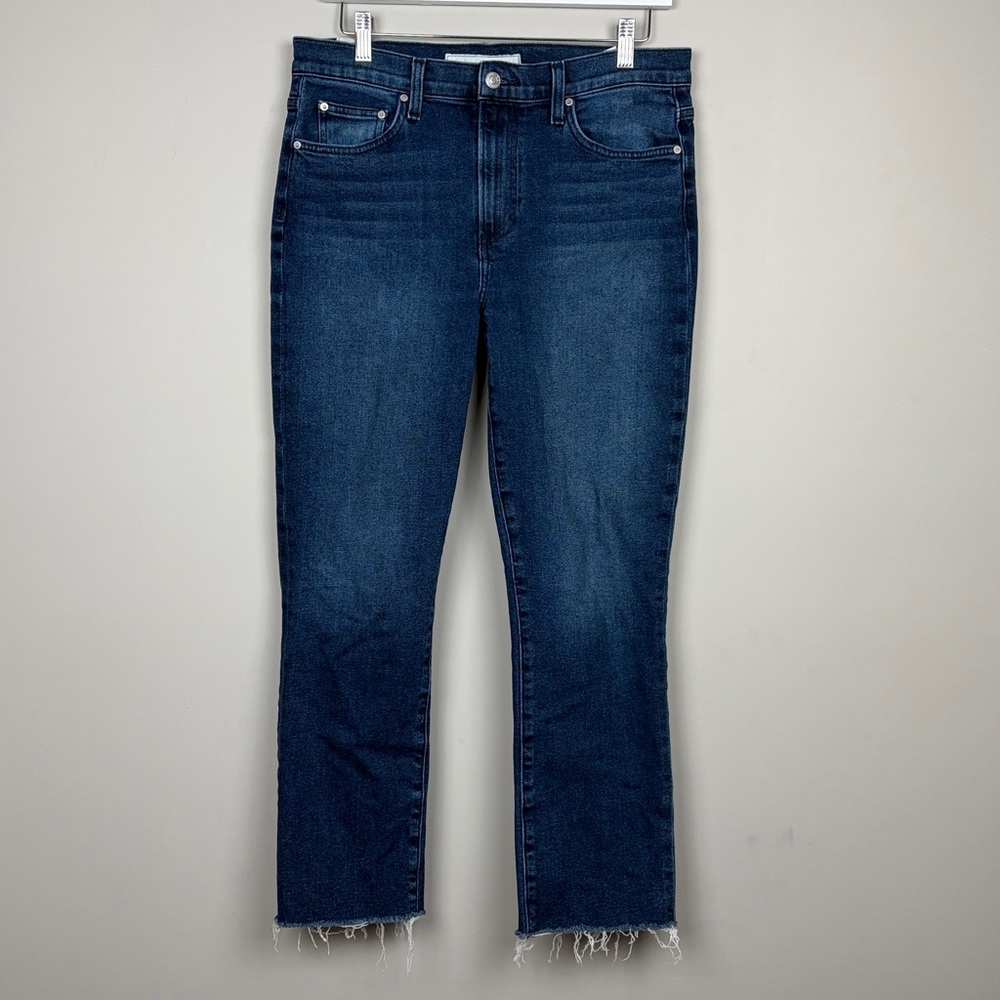 Frank & Eileen Cork HR‎ Straight Leg Ankle Womens Jean Raw Hem Rinse SZ 29